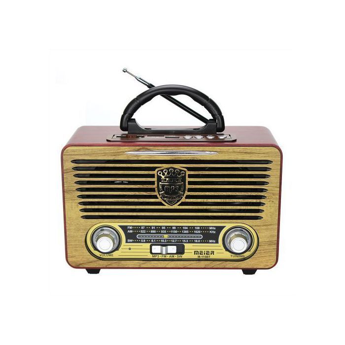 Radio Portable - MEIER - M-115BT - Bluetooth - USB - Batterie Lithium