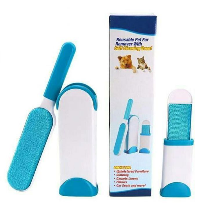 Brosse pour animal domestique - Brosse magique - Double face - Nettoyage rapide - Réutilisable - Sans fil