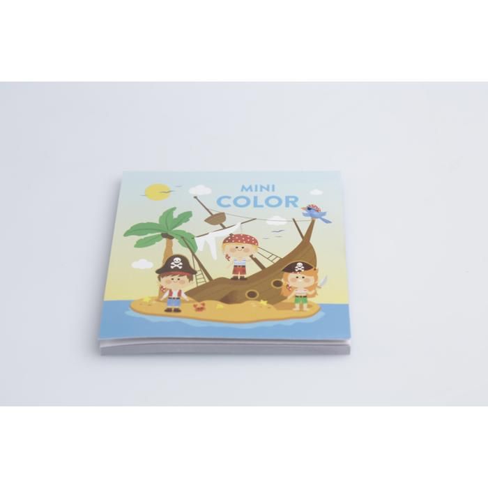 Livre de coloriage - Plume Univers - Mini Color - Pirates - 48 pages - 10,5x10 cm