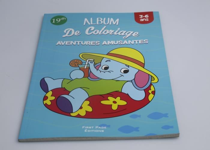 Album de coloriage - Aventures amusantes - Enfant - Mixte - Blanc - Créativité stimulée
