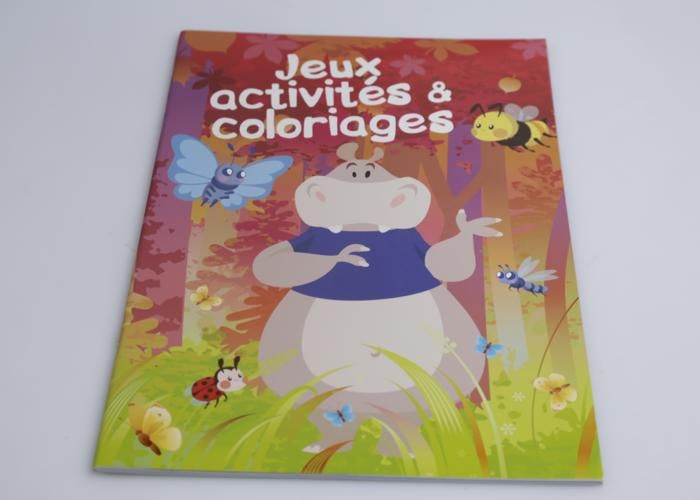 Jeux activités & coloriages - Hippopotame - Livre éducatif - Activités ludiques - Créativité enfantine