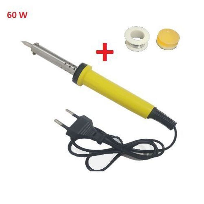 Fer à Souder - Professionnel - 220V-240V - 60W - Fil de soudure 1.0mm - Colophane