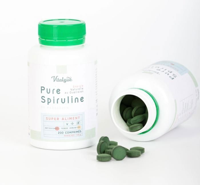 SPIRULINE Vitalgue – 200 comprimés – 100g