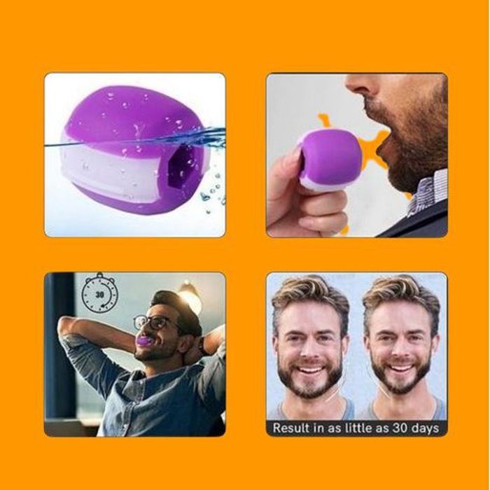 Exercice de la mâchoire - Non spécifié - Jawline - Silicone alimentaire - Fitness - Mixte