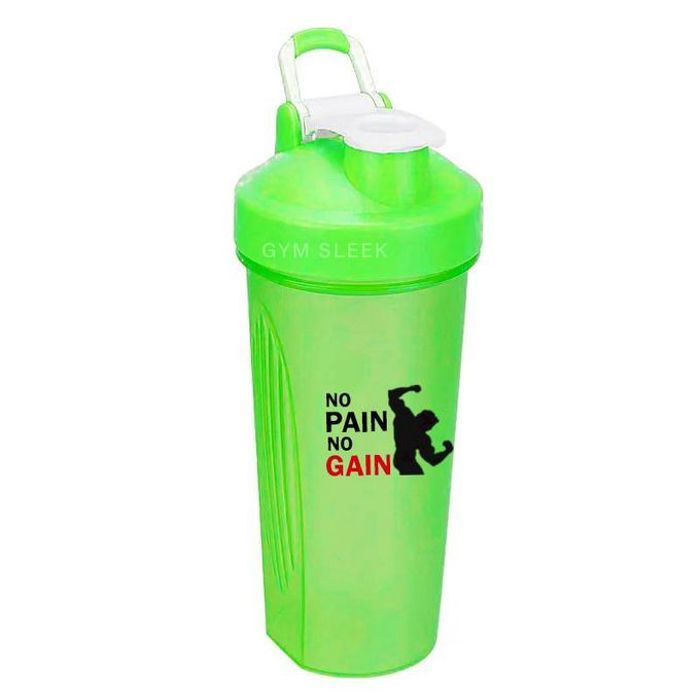 Shaker à protéines - 600 ml - Anti-fuite - Sans BPA - Vert