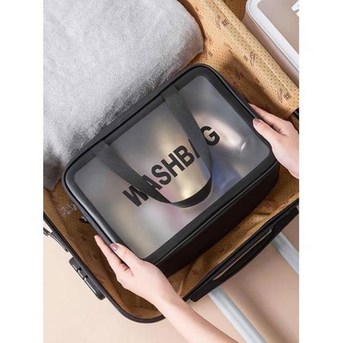 Sac de Maquillage - Washbag - Transparent - Étanche - Grande Capacité - Femme