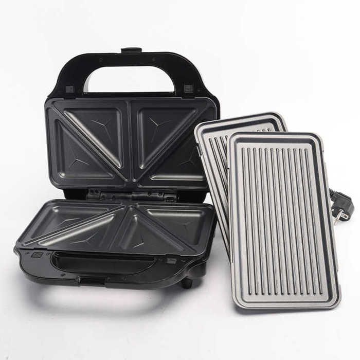 Machine à Toast - ENZO - ITA-50035 - 900W - Antiadhésif - Hauteur ajustable