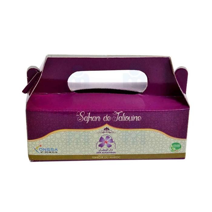 Pack Safran de Taliouine flacon en verre de 3 x 1g - DAR AZAÂFARAN