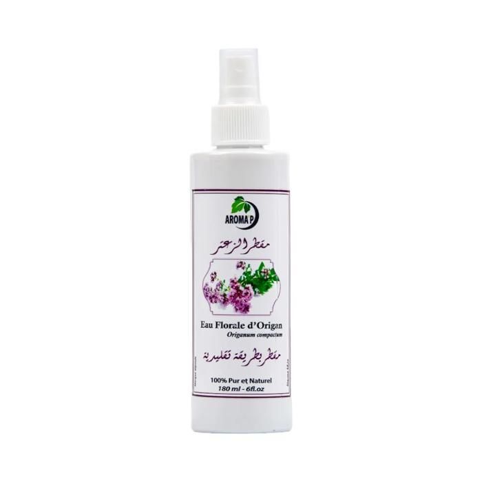 Eau florale d'origan - AROMA P - 180ml - Bienfaits pour la peau - Infusions rafraîchissantes