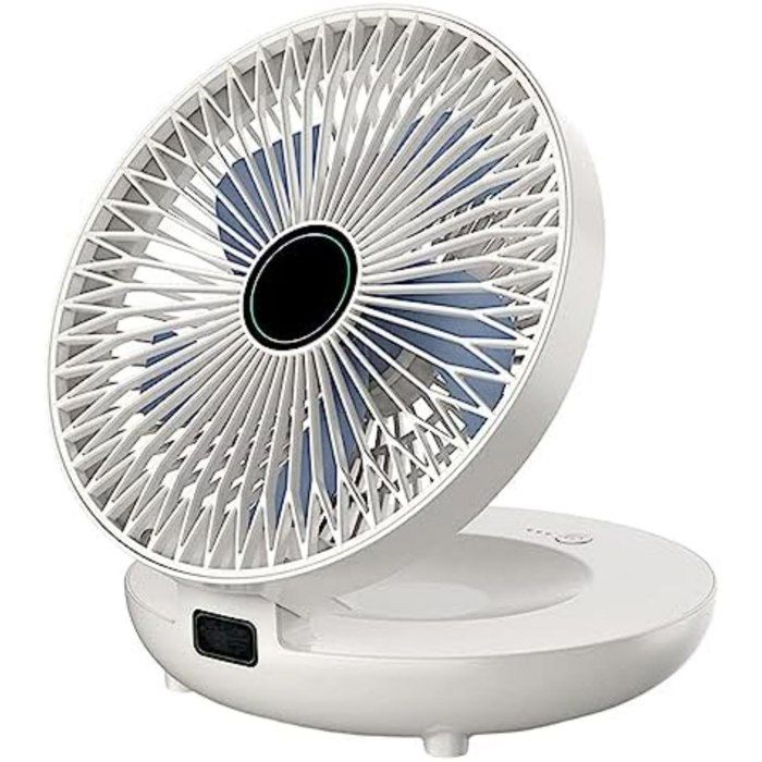 Ventilateur de bureau pliable avec fonction d'oscillation pour la maison et le bureau