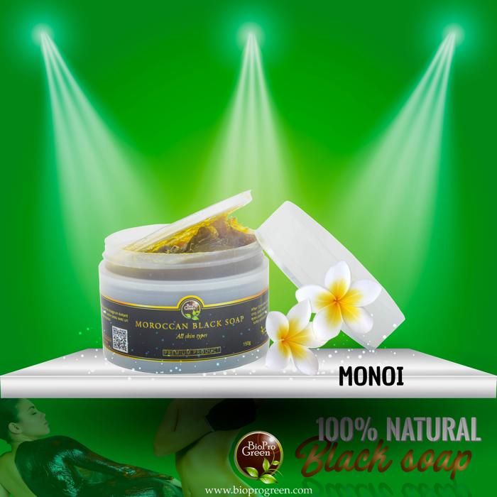 Savon noir BIO - Sabone béldi - 150g - Exfoliant - Hydratant - Purifiant