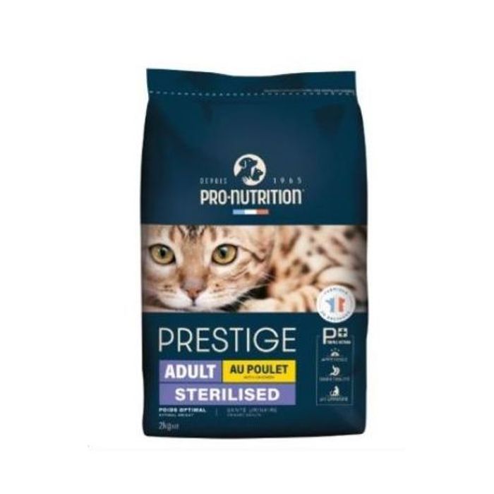 Croquettes - Plaisir - CROCKTAIL ADULT STERILIZED - Poulet - 2 kg - Chats adultes stérilisés