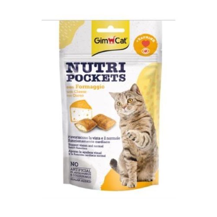 Gimcat Nutri Pockets With Cheese 60G