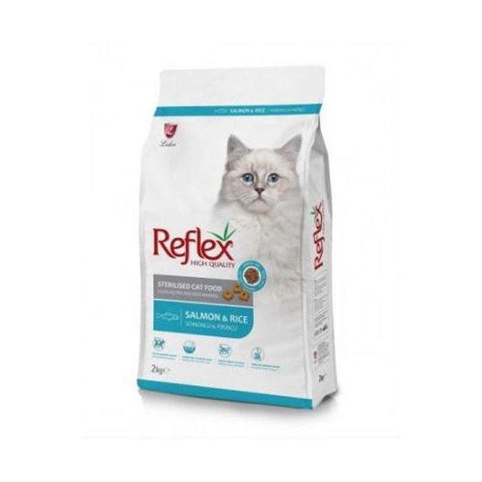 Croquettes pour chat - Reflex - Saumon - 2 Kg - Stérilisé - Adulte