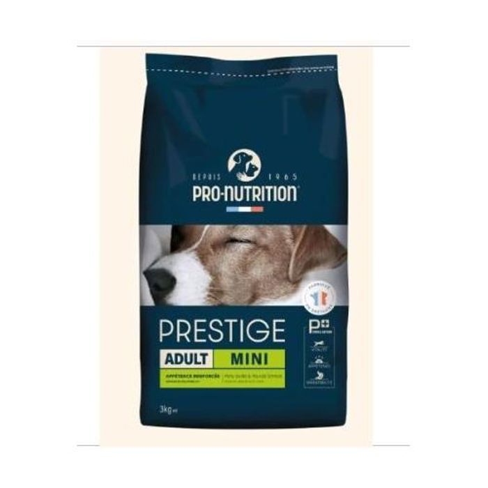 Croquettes - Pro Nutrition - Prestige Adult Mini - 3kg - Chien adulte - Petit format
