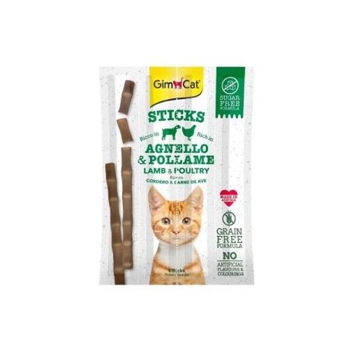 Gimcat Sticks Lamb & Poultry 4 Pcs.