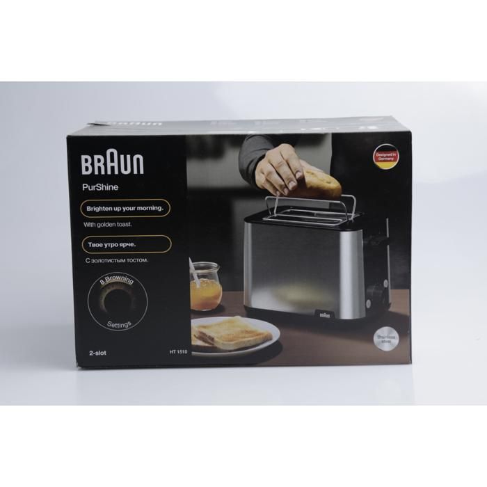 Grille-Pain - Braun - HT1510BK - 600W - 2 Tranches - Noir