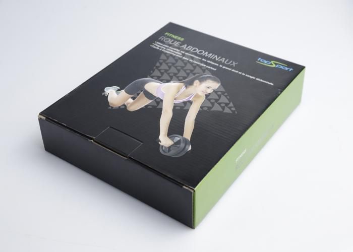 Roue Abdominaux - TOP SPORT - I97748 - Noir - Multisport - Adulte