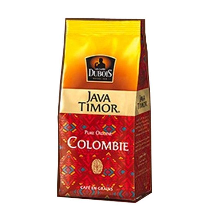 Les Cafés Dubois JAVA TIMOR PURE ORIGNE COLOMBIE 250g en grains
