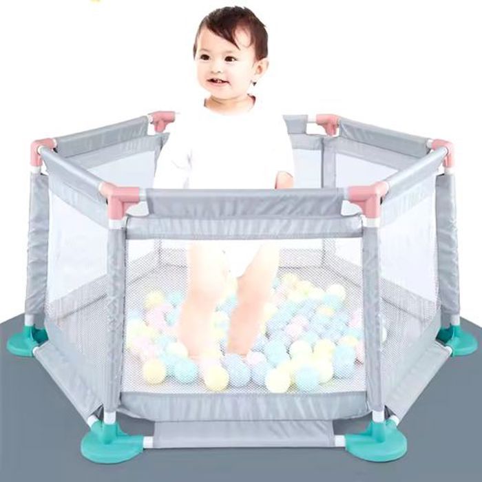 Parc de jeux - Safety - NO.2019-6 - Sécurisé - 10 balles colorées - Intérieur/extérieur