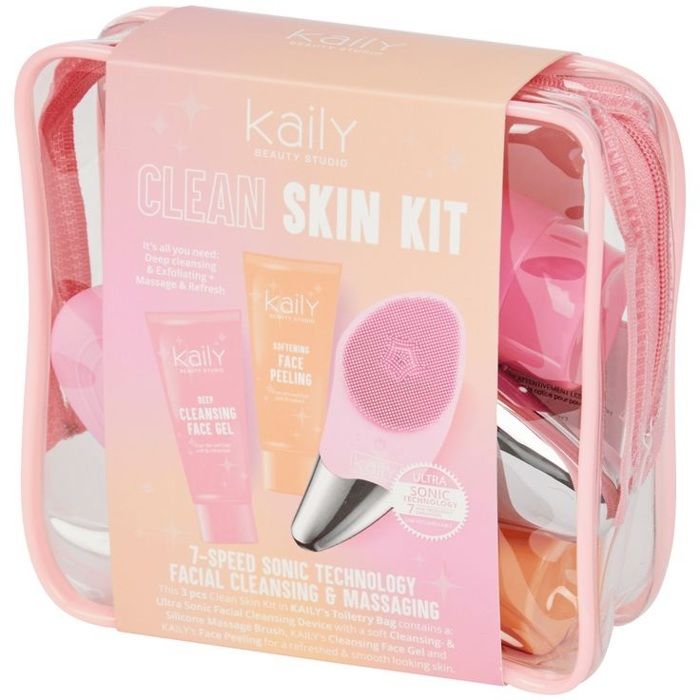 Kit de nettoyage du visage - KAILY - Lotion et nettoyant - Non comédogène - 150 ml - Pour femme