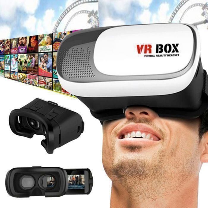 VR Box Lunettes Réalité Virtuelle Casque VR 3D pour jeux et films Smartphones