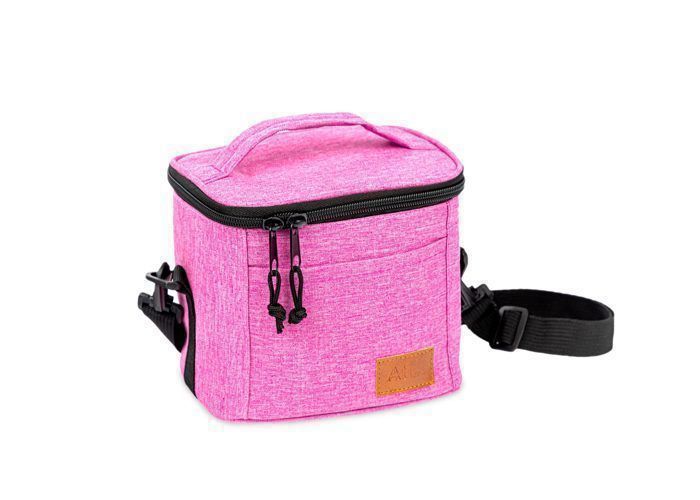 Porte-Manger - Pratique - 2 Boîtes Hermétiques - 0,45L et 0,7L - Rose - Sans BPA