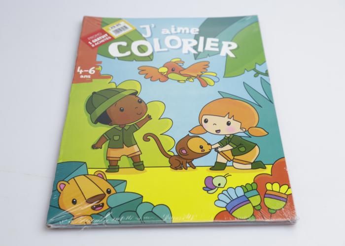 Pack de coloriage - GENERIC - J'aime Colorier 1+1=3 - Pour enfants 4-6 ans - Mixte - Amusant et éducatif