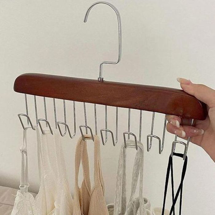 Porte-Cravates Et Ceintures Réglable En X – Crochet Pivotant 360°, Organisation Placard, Jusqu'à 20 Accessoires