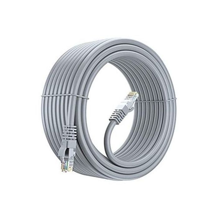 Câble Réseau Ethernet - RJ45 - CAT6 - 15 Mètres - Débit jusqu'à 100 Mbps - Fast Ethernet