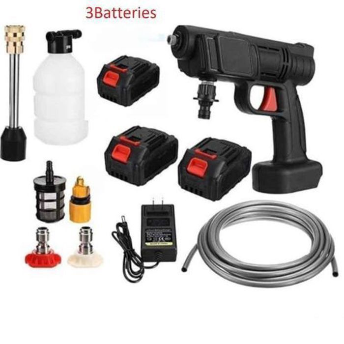 Pistolet de Lavage Automobile sans Fil+ 3 Batteries