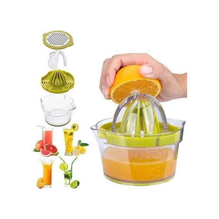 Presse-agrumes - GENERIC - Manuel 4 en 1 - Multicolore - Matériau ABS - Râpe intégrée