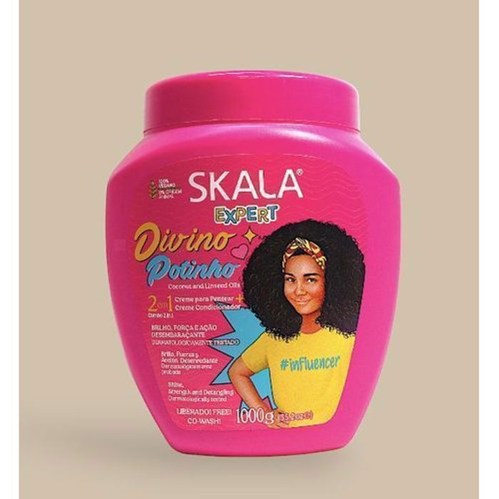 Skala - Crème Coiffante Divino Potinho Kids - 1000 g