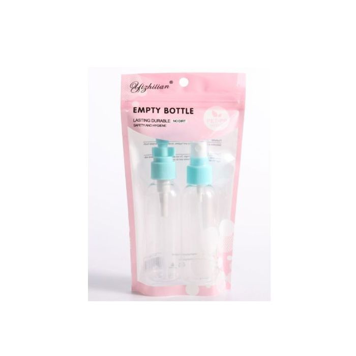 Set De 2 Flacons De Voyage Transparent