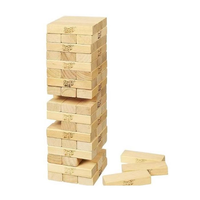 Jeu de société famille Jenga, jeu familial amusant pour famille