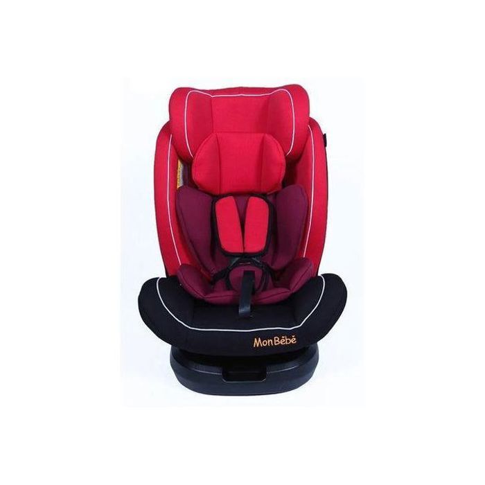 MonBebe - Siège auto inclinable Groupe 0/1/2/3 - Confort & sécurité avec fixation ceinture