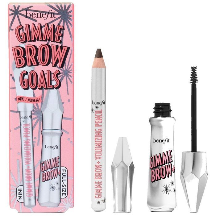 Coffret Gel Volumateur et Crayon à Sourcils Gimme Brow Goals de Benefit Cosmetics, 03 Brun Clair