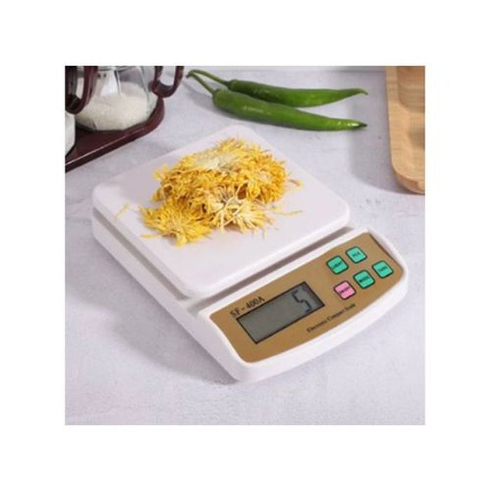 Balance de cuisine électronique - Haute Précision - 10kg/1g - Affichage digital - Arrêt automatique - 23x15x4cm