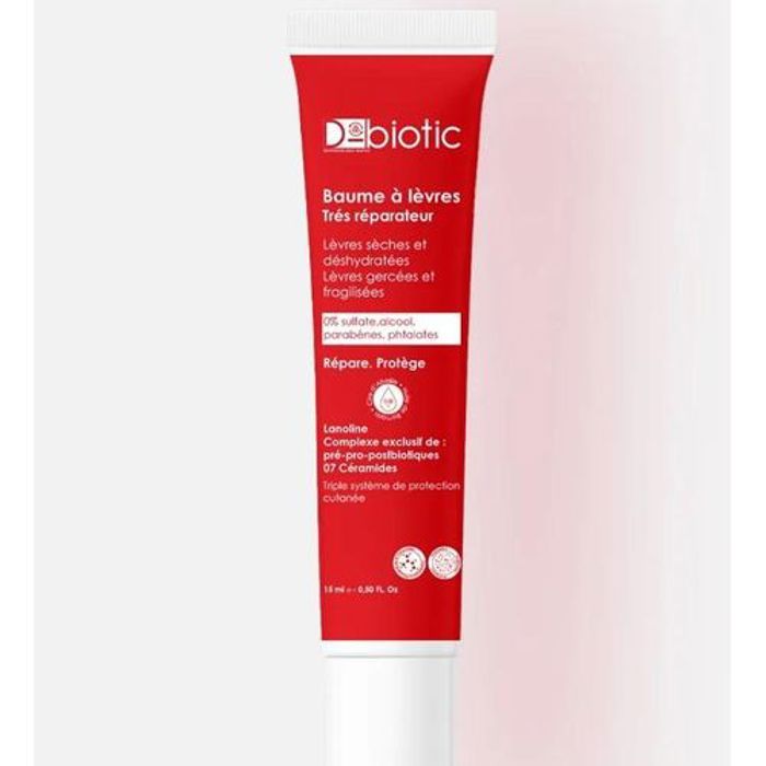 Soin des lèvres - DCP D-BIOTIC - Baume très réparateur - 15ml - Hydratation intense