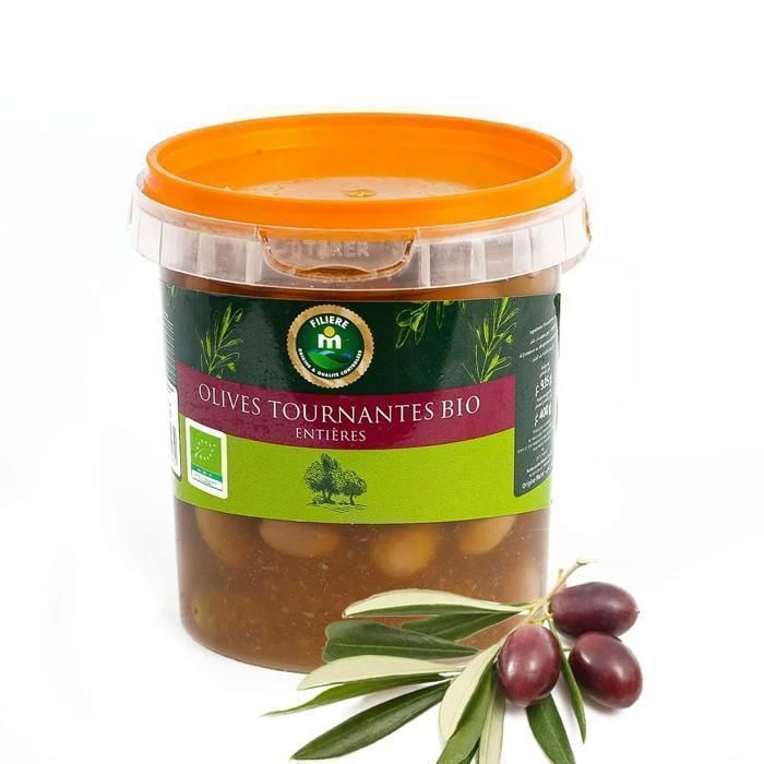 Olives tournantes entières bio 400g - FILIÈRE M