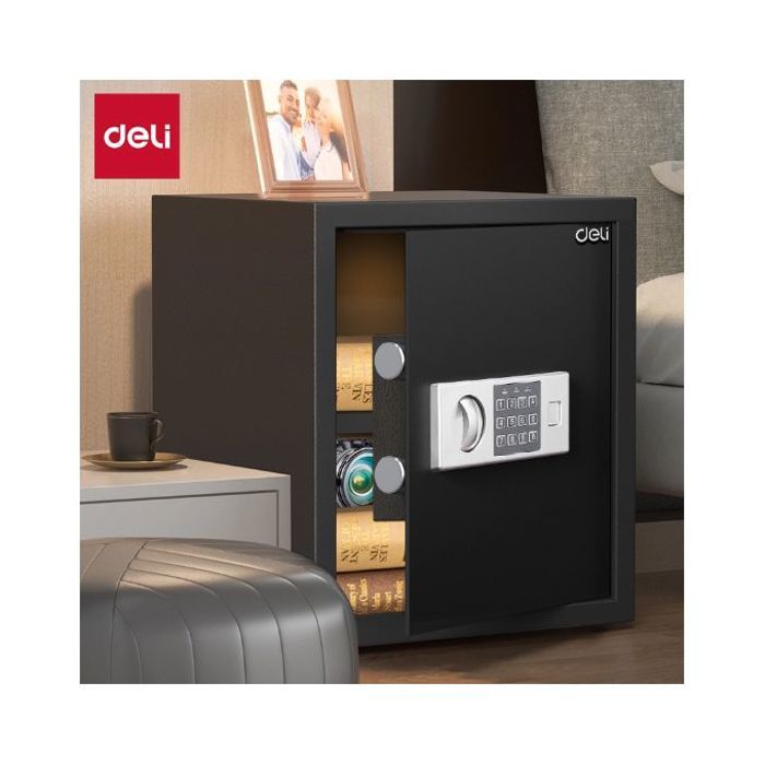 Deli Coffre fort Numérique ET524 ( 35x33x40 ) 10,6KG