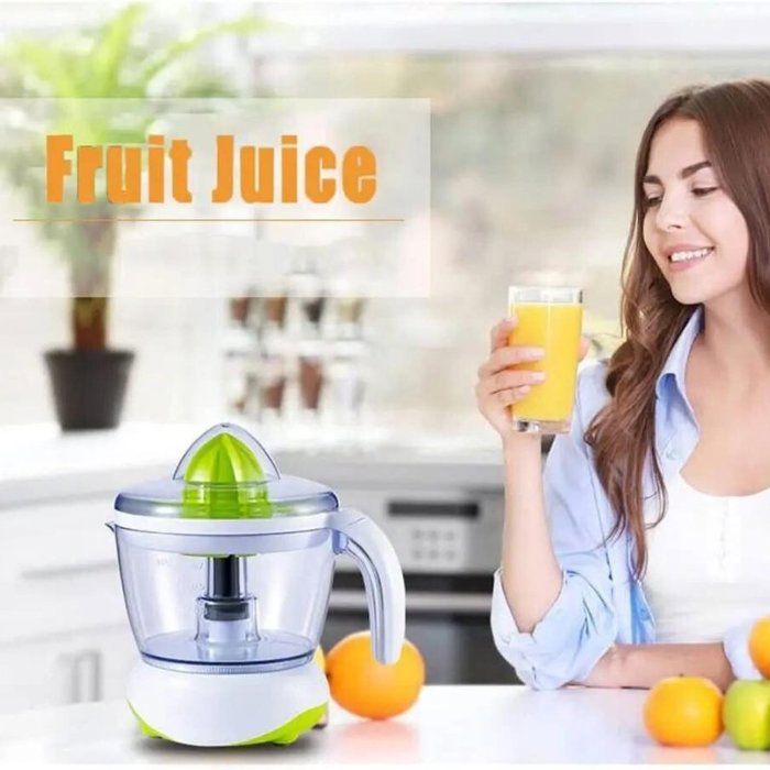 Presse-agrumes électrique - Haute qualité - 1L - 2 tailles de cônes - Filtre à pulpe réglable - 30W