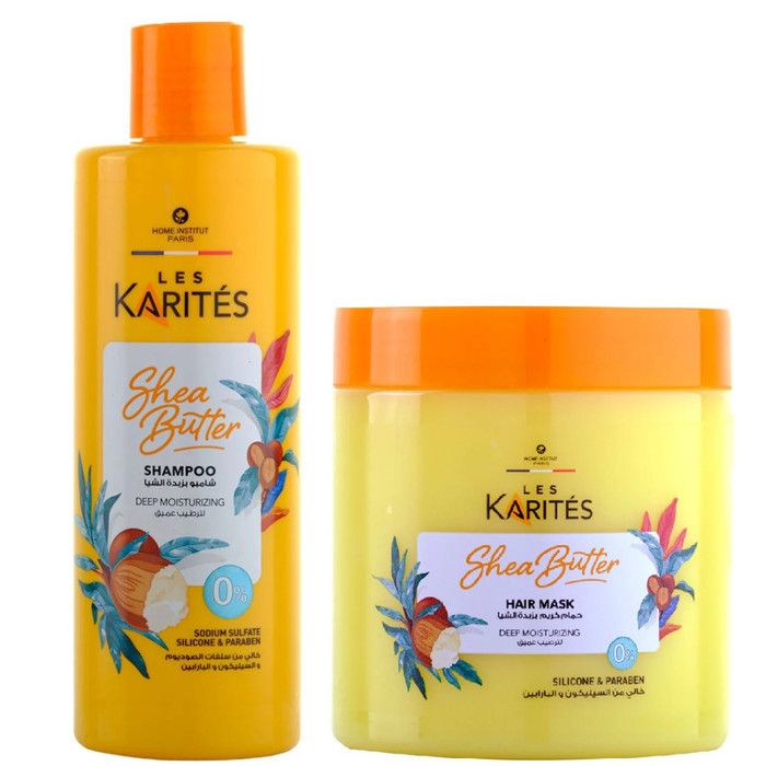 Les Karités Shampoing & Masque Capillaire Hydratant au Beurre de Karité