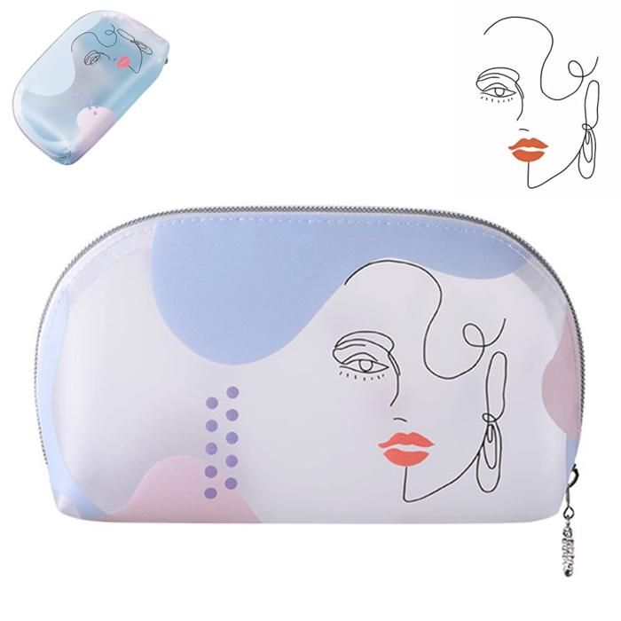 Pochette de voyage moderne et pratique, idéale pour cosmétiques et petits objets1