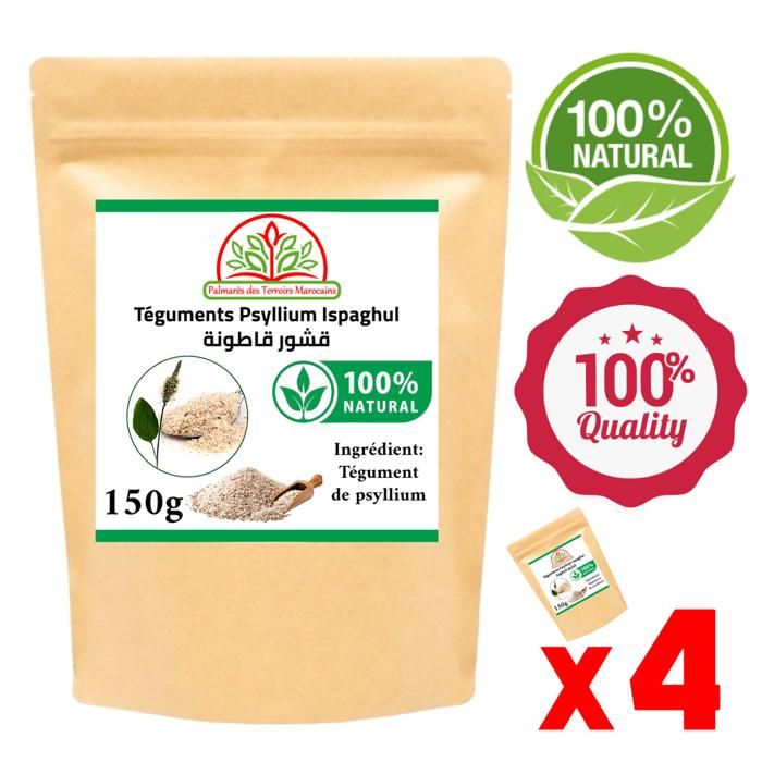 Tégument Psyllium Ispaghul Probiotique Probiotique Intestins colon irritable 600g