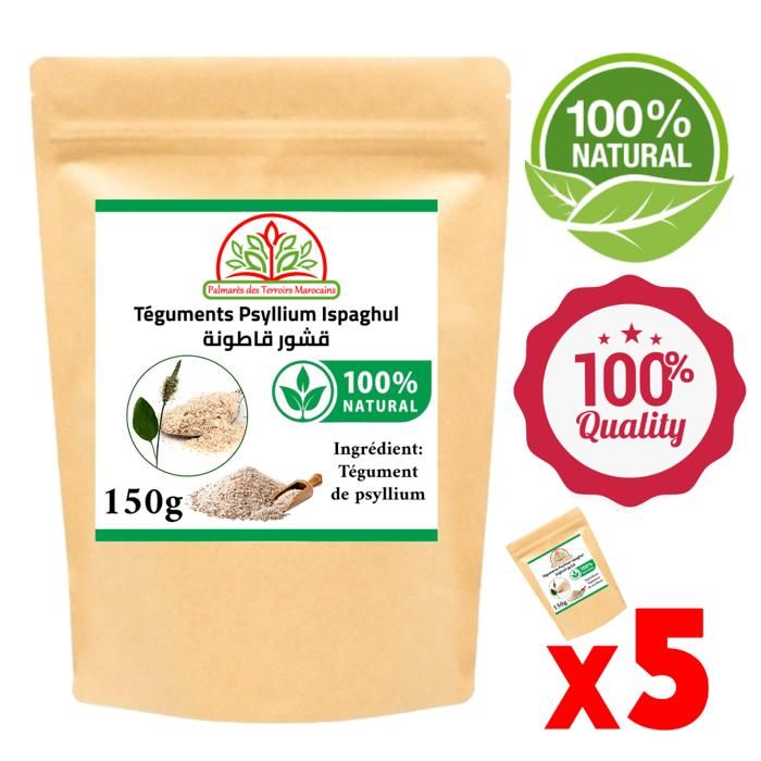 Tégument Psyllium Ispaghul Probiotique Probiotique Intestins colon irritable 750g