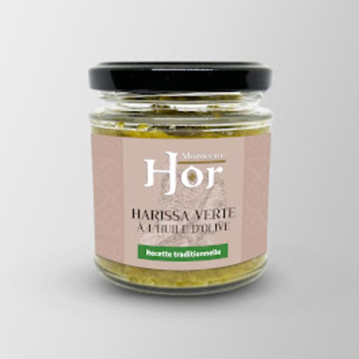 HARISSA VERTE À L'HUILE D'OLIVE