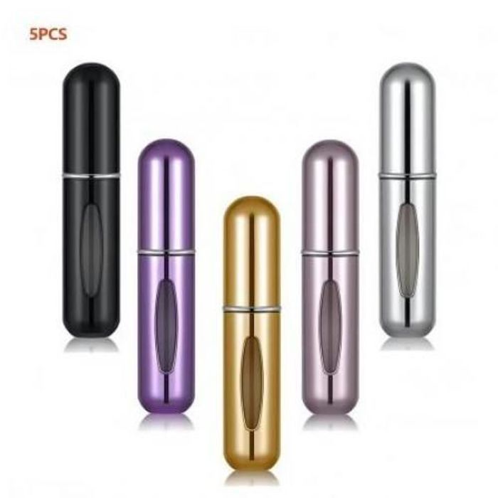 5 Pcs Vaporisateur Parfum Rechargeable Mini Portable Voyage pour Homme Femme