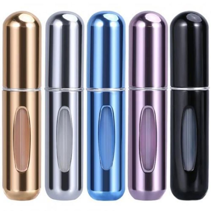 5pcs Vaporisateur de Parfum, 5ml mini portable Atomiseur Réutilisable