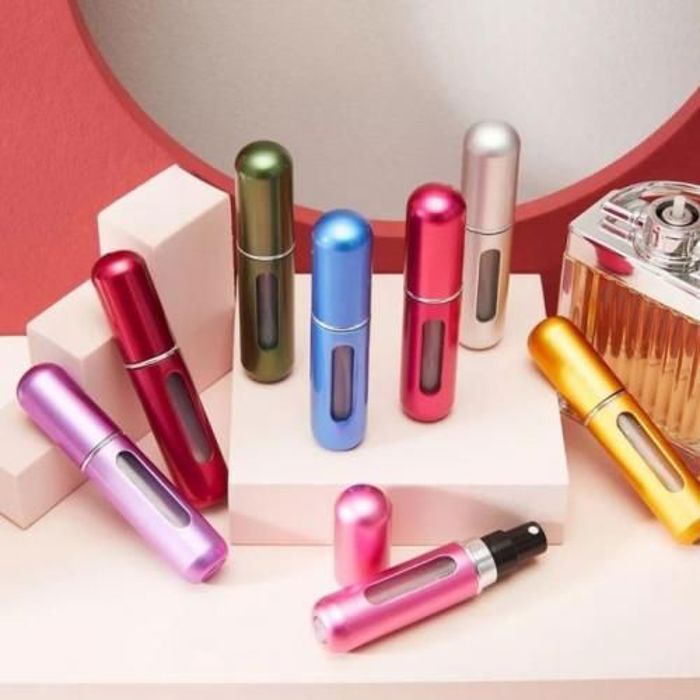 8 Pcs Vaporisateur Parfum Rechargeable Mini Portable Voyage pour Homme Femme